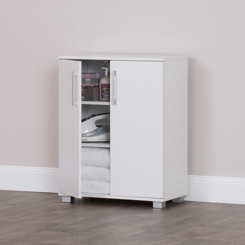 Maha Multi-Purpose Low-Line Cupboard 2 Door w/Shelves - 61x78cm