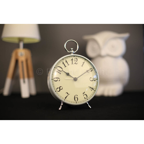 TFA Germany Vintage Electronic Alarm Clock - Blue