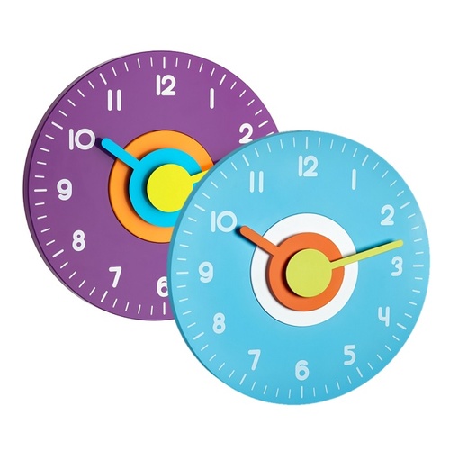 TFA Germany Polo Design Silent Wall Clock - Purple - 23cm