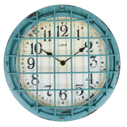 Outdoor Wall Clock - Antique Green - 30cm