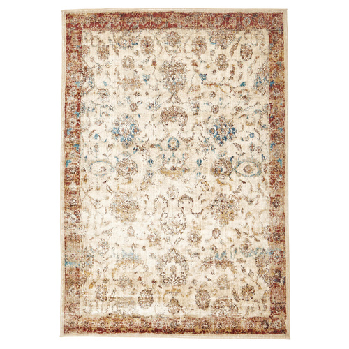 Antonia 253 Designer Rug - Ivory Rust 160x230cm