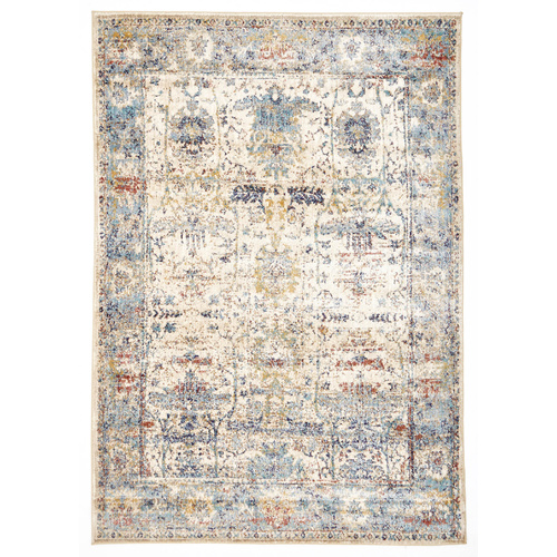 Antonia 255 Designer Rug - Ivory Blue 160x230cm