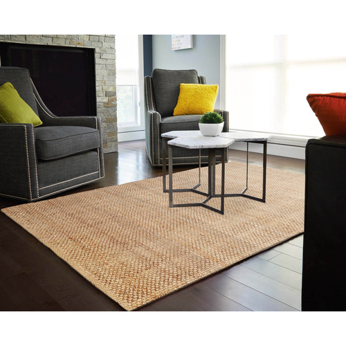 Piazza Fiber Basket Weave Rug - Natural