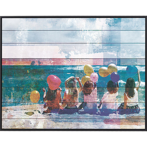 Balloons Collage Wall Art - 60x90cm