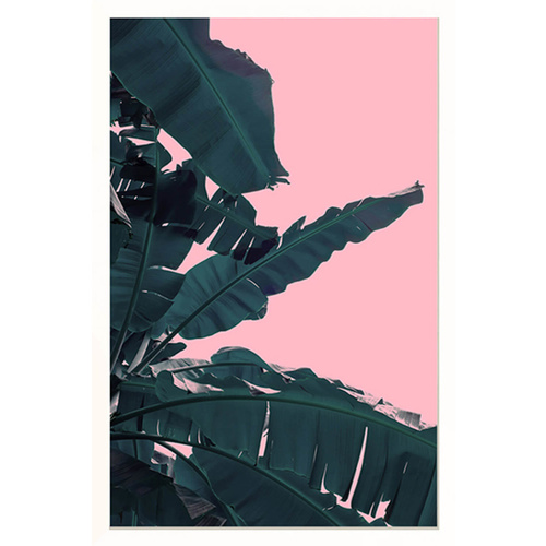 Banana Leaf Print Wall Art - 40x60cm