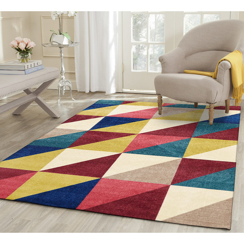 Urban 565 Matrix Rug - Raspberry Blue 190x280cm