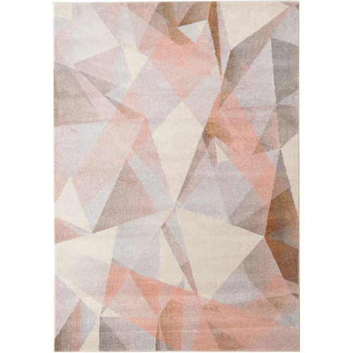 Divinity Shatter Modern Rug - Blush - 160x230cm