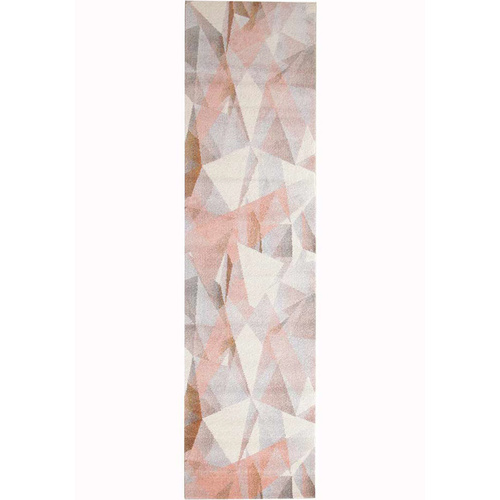 Divinity Shatter Modern Runner - Blush - 80x300cm