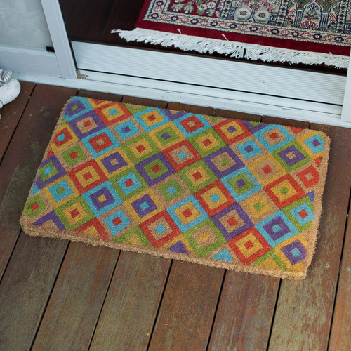 Door Mats:45x75cm Saman Multicolor