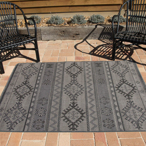 Suva Outdoor 67cmx25metre runner roll - Black Grey 240/212