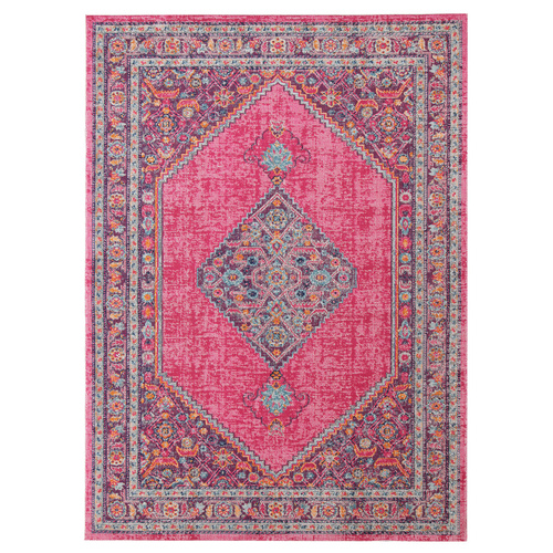 Whisper Diamond Rug - Pink - 160x230cm