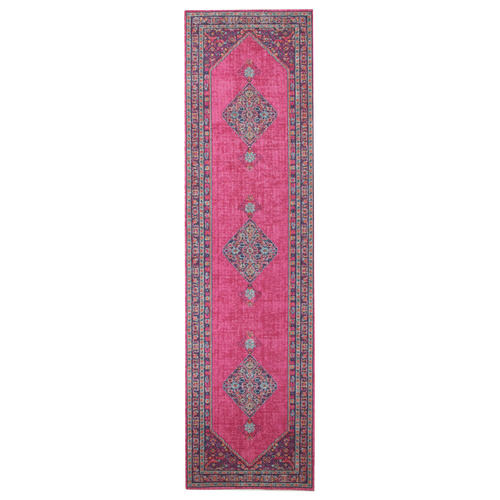 Whisper Diamond Runner - Pink - 80x300cm