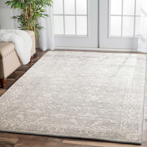 Evolve Shine Transitional Rug - Silver - 160x230cm