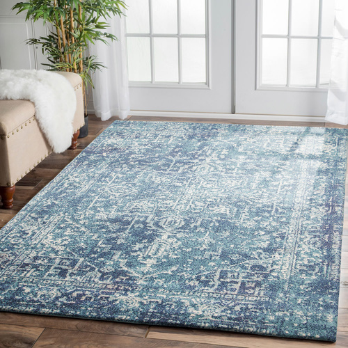 Evolve Muse Transitional Rug - Blue -160x230cm