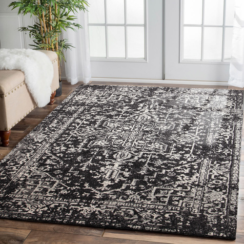 Evolve Scape Transitional Rug - Charcoal - 160x230cm