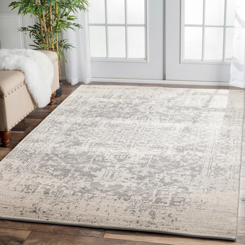 Evolve Dream Transitional Rug - White Silver - 160x230cm