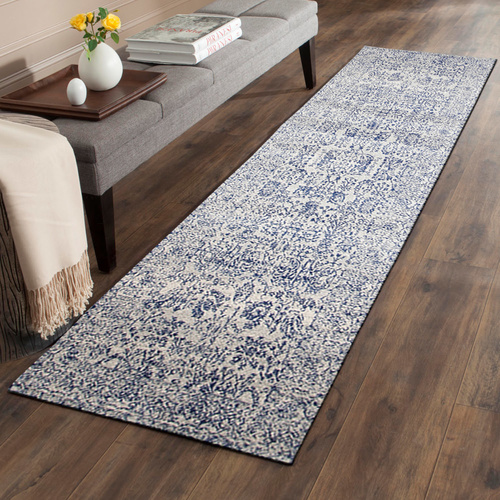 Evolve Frost Transitional Runner - Blue - 80x300cm