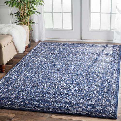 Evolve Artist Transitional Rug - Navy - 160x230cm