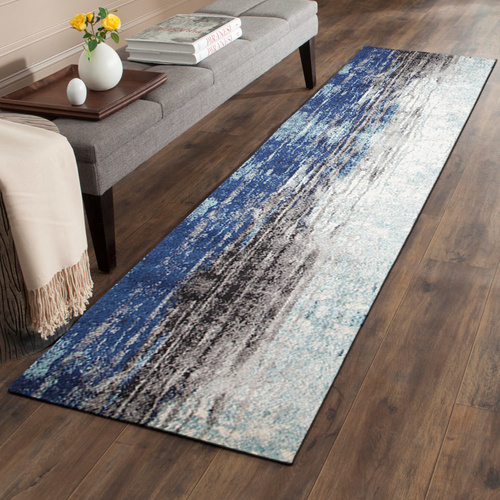 Evolve Transpose Transitional Runner - Blue - 80x300cm