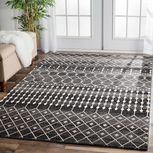 Evolve Simplicity Transitional Rug - Black - 160x230cm