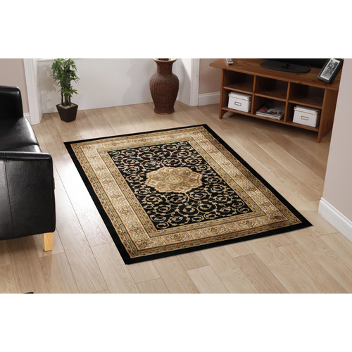 Ankara Medallion Classic Rug - Black - 160x230cm