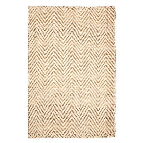 Fab Rugs Herringbone Jute Cotton Rug -150X240cm