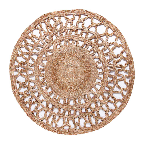 Jute Rugs:120cm Mogra