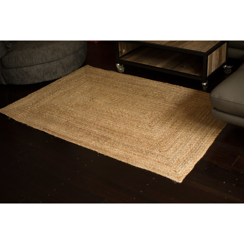 Jute Rugs:60x90cm Phoenix Natural