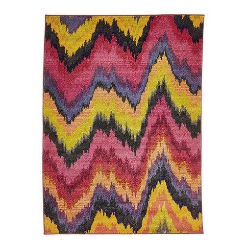 Mosaic Ikat Rug - Pink - 240x330cm