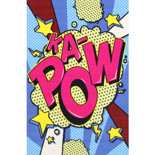Kids Castle - Kapow - Multicoloured - 100x150cm