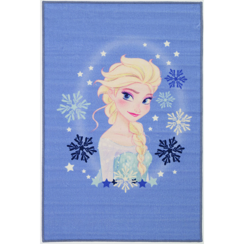 Kids Castle - Licensed Elsa Smile - Blue - 100x150cm