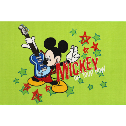 Kids Castle - Mickey Guitar - Green - 100x150cm