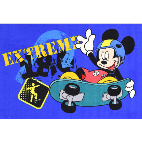 Kids Castle - Mickey Skate - Blue - 100x150cm