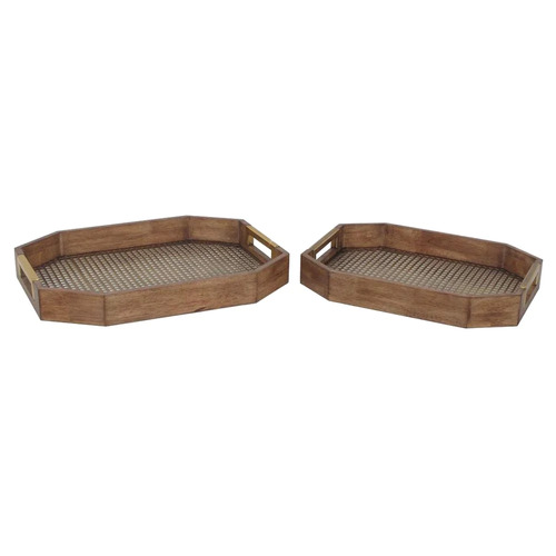 Luxe Mesh Serving Tray (Set of 2)