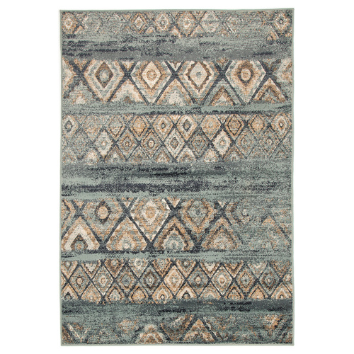 Mayfair Contrast Rug - Blue