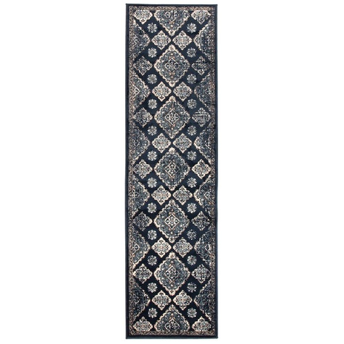 Mayfair Timeline Runner - Navy - 80x300cm