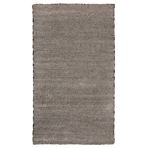 PET Rugs:120x180cm Herringbone Black
