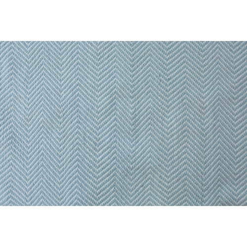 Fab Rugs Soft P.E.T. Floor Rug - Herringbone Sky Blue - 120x180cm
