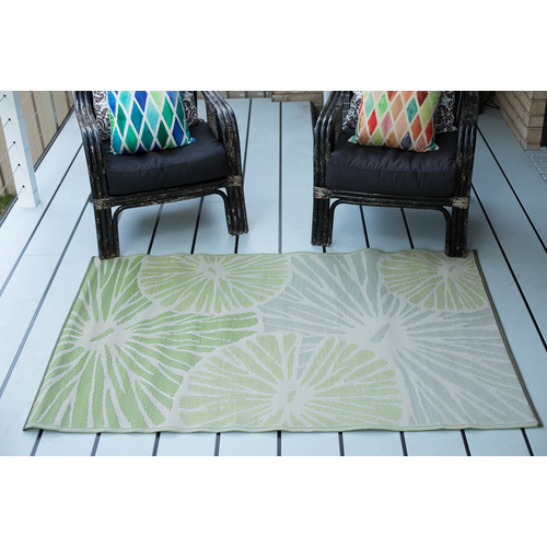 Fab Rugs Citrus Lily Green