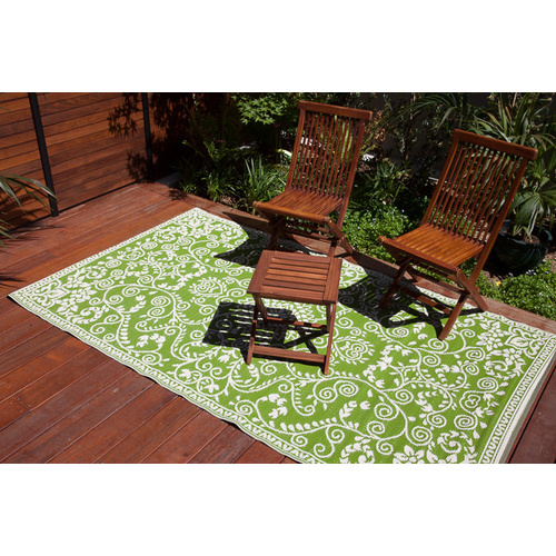 Plastic Rugs:180x270cm Murano Lime