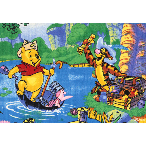 Kids Castle - Pooh Treasure - Multicoloured - 100x150cm