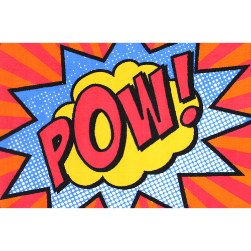 Kids Castle - Pow - Multicoloured - 100x150cm