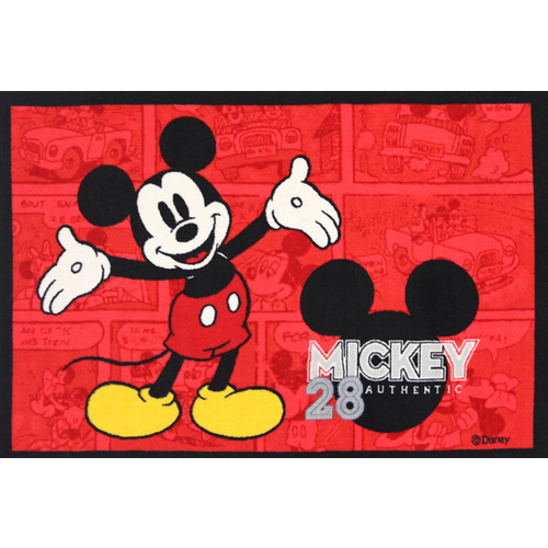 Kids Castle - Retro Mickey - Red - 100x150cm