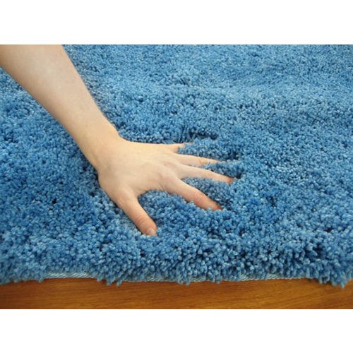 Soho Texture Shag Rug - Blue 115x165cm