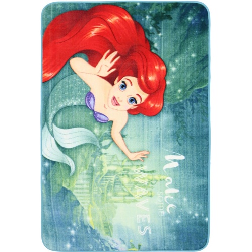 Kids Castle - Licensed Little Mermaid - Aqua - 100x150cm
