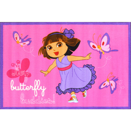 Kids Castle - Dora Butterfly - Multicoloured - 133x200cm