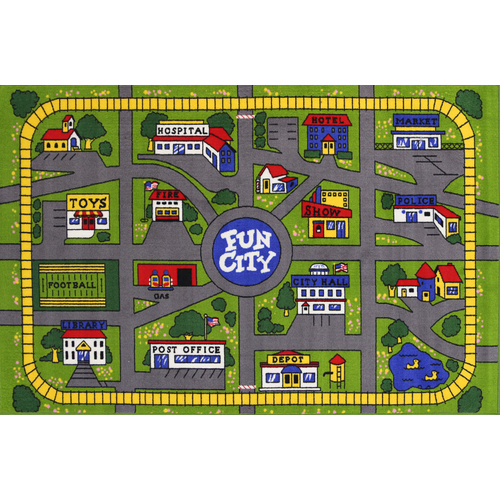Kids Castle - Funcity - Multicoloured - 133X200cm