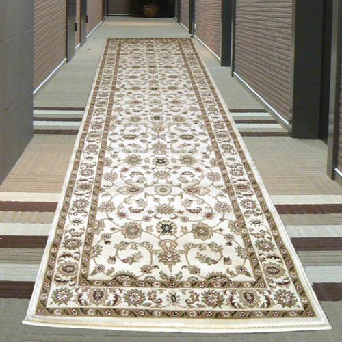 Sydals Classic Border Runner - Ivory with Ivory - 80x300cm