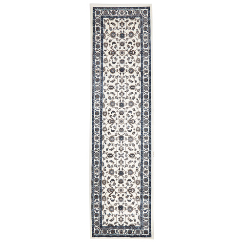 Sydals Classic Border Runner - White with White - 80x300cm