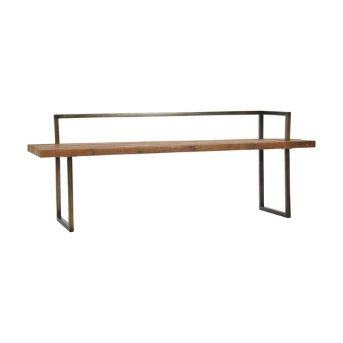 Tropica Santiago Hallway/Dining Bench - Metal, Teakwood - 160cm